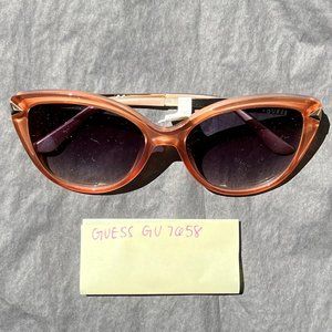 Guess Cateye Orange Sunglasses - GU7658-42B